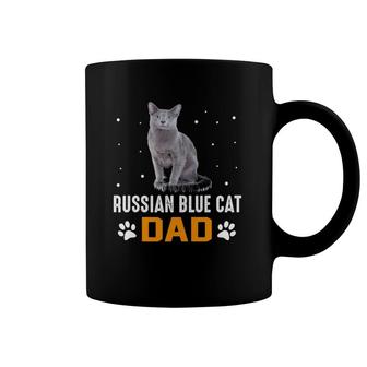 Cat - Russian Blue Cat Dad - Russian Blue Cat Coffee Mug | Mazezy
