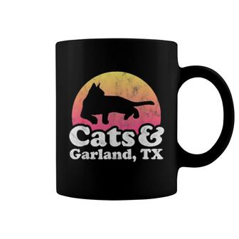 Cats And Garland, Tx's Or's Cat And Texas Coffee Mug | Mazezy