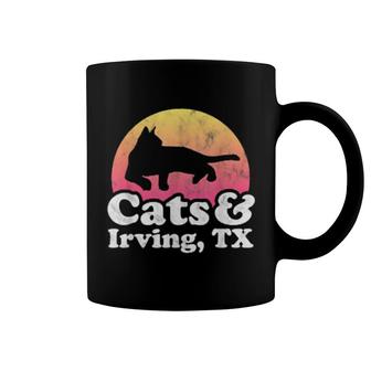 Cats And Irving, Tx's Or's Cat And Texas Coffee Mug | Mazezy