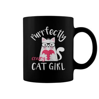 Cats Crazy Cat Girl Cat Mom Coffee Mug | Mazezy