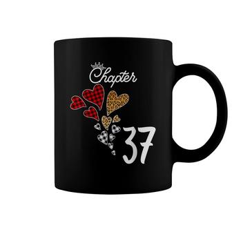 Chapter 37 Years 37Th Birthday Leopard Buffalo Plaid 1985 Coffee Mug - Seseable