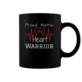 Chd Heart Warrior Mama Congenital Heart Defects Hlhs Coffee Mug | Mazezy