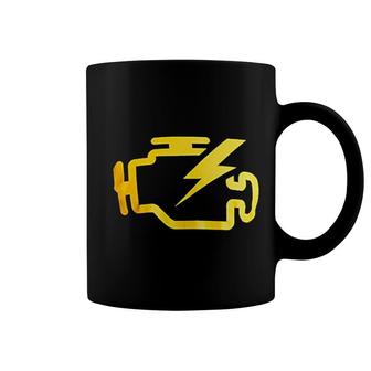 Check Engine Light Funny Mechanic Car Coffee Mug | Mazezy