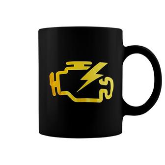 Check Engine Light Funny Mechanic Coffee Mug | Mazezy