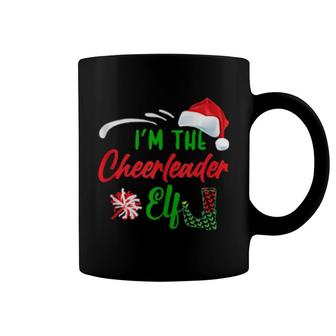 Cheerleader Elf Christmas Cheerleading Matching Family Coffee Mug | Mazezy