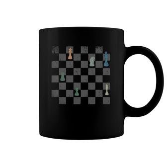 Chess Grandmaster Checkerboard Chess Board Checkmate Chess Coffee Mug | Mazezy