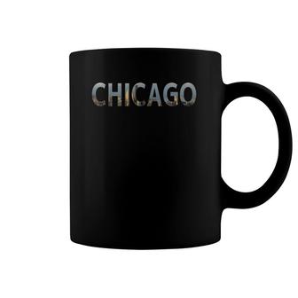 Chicago City Skyline Illinois State Souvenir For Men & Women Coffee Mug | Mazezy