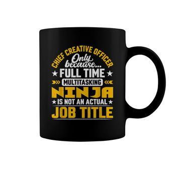 Chief Creative Officer Job Title Creative Inspector Coffee Mug | Mazezy