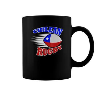 Chilean Flag Rugby Player Chile Sports Men Women Gift Coffee Mug | Mazezy