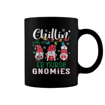 Chillin With My Er Nurse Gnomies Xmas Light Christmas Nurse Coffee Mug | Mazezy UK