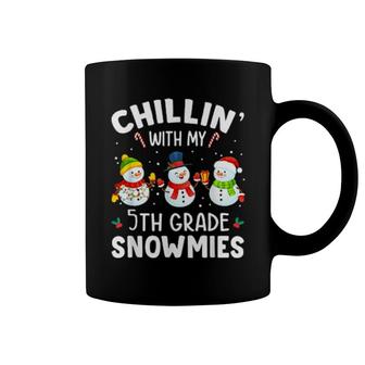 Chilling 5Th Grade Snowmies Chirstmas Student Teacher Coffee Mug | Mazezy
