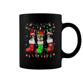 Chinese Crested Dogs In Christmas Coffee Mug | Mazezy