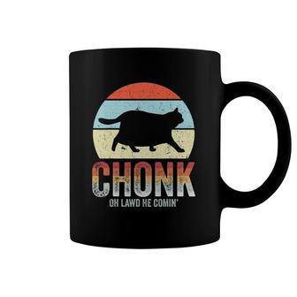 Chonk Mom Cat Mom Funny Chonky Cat Scale Meme Chonk Coffee Mug | Mazezy