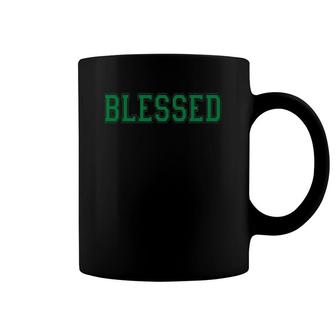 Christian Blessed Green Blessing Belief Coffee Mug