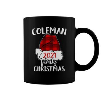 Christmas 2021 Coleman Matching Pajama Santa Hat Coffee Mug | Mazezy