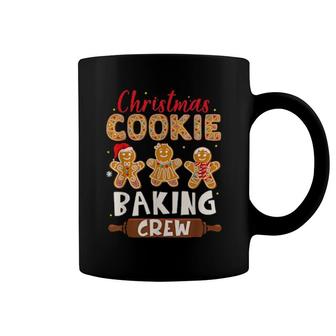 Christmas Cookie Baking Crew Gingerbread Pajamas Matching Coffee Mug | Mazezy