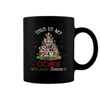 Christmas Pajama Corgi Tree Dog Xmas Dog Dad Coffee Mug | Mazezy
