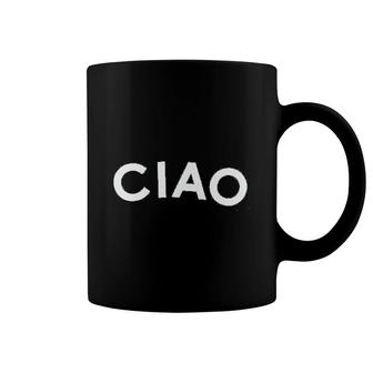 Ciao Graphic Goodbye Coffee Mug | Mazezy
