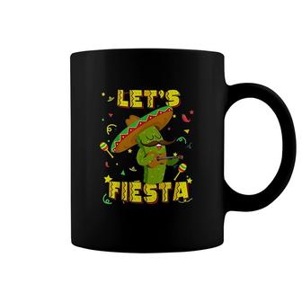 Cinco De Mayo Lets Fiesta Cactus Sombrero Hat Gift Coffee Mug | Mazezy