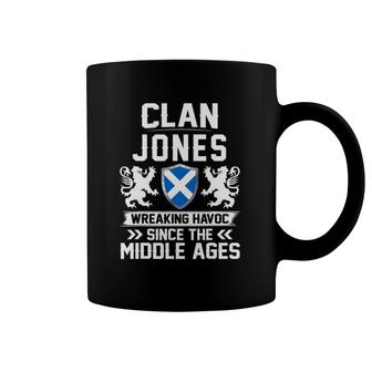 Clan Jones Scottish Family Scotland Mother's Day Father's Day Coffee Mug | Mazezy