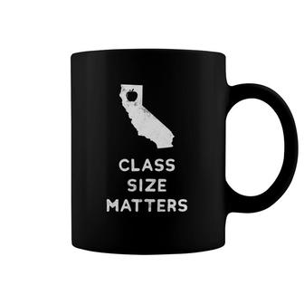 Class Size Matters Red For Ed California Teacher Public Ed Coffee Mug | Mazezy