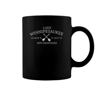 Classic Lake Winnipesaukee Graphic - New Hampshire Tank Top Coffee Mug | Mazezy
