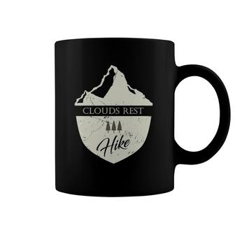 Clouds Rest California Hiking With Mountain Coffee Mug | Mazezy