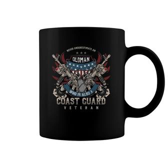 Coast Guard Veteran Never Underestimate Veteran's Day Coffee Mug | Mazezy