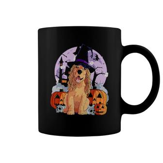 Cocker Spaniel Happy Halloween Gift Coffee Mug | Mazezy