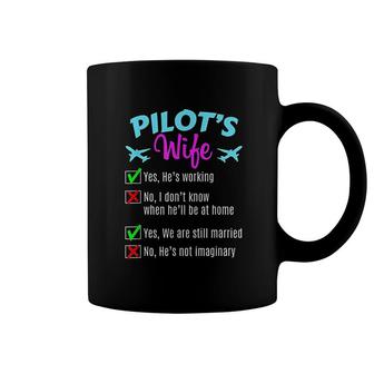 Commercial Airline Pilot Wife Coffee Mug | Mazezy