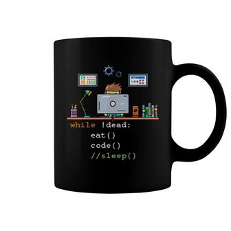 Computer Science Python Programmer Eat Code Sleep Coffee Mug | Mazezy