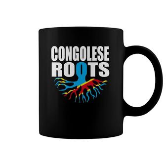 Congolese Roots Dr Congo Flag Pride Gift Coffee Mug | Mazezy