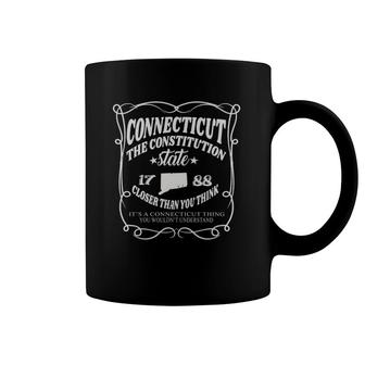 Connecticut The Constitution State 1788 Connecticut Coffee Mug | Mazezy