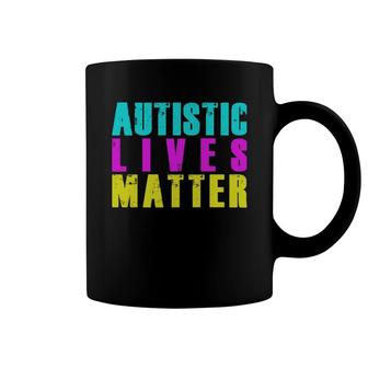 Cool Autistic Lives Matter Autism Awar Coffee Mug - Thegiftio UK