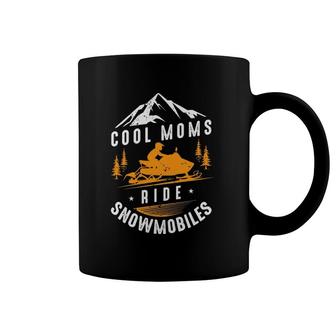 Cool Moms Ride Snowmobiles - Snowmobile Mom Mothers Day Gift Coffee Mug | Mazezy