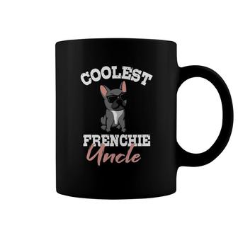 Coolest Frenchie Uncle French Bulldog Dog Owner Coffee Mug | Mazezy
