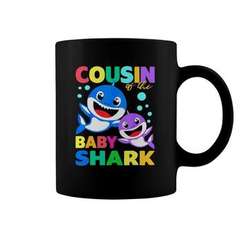 Cousin Of The Baby Birthday Shark Cousin Shark Coffee Mug | Mazezy