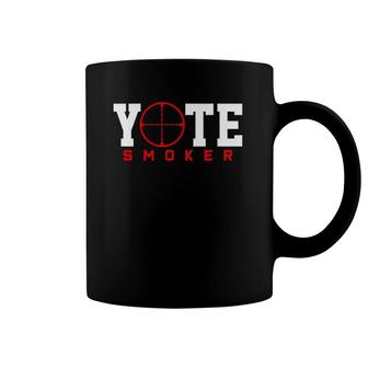 Coyote Hunting Yote Smoker Coffee Mug | Mazezy