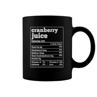 Cranberry Juice Facts Ingredients Funny Foodies Coffee Mug | Mazezy