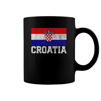 Croatian Croatia Flag National Pride Family Roots Country Coffee Mug | Mazezy