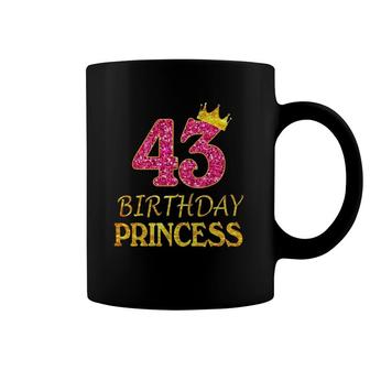Crown 43Rd Birthday Princess Girl 43 Years Old Gifts Coffee Mug | Mazezy