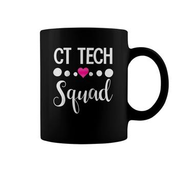 Ct Tech Squad Cute Computed Tomography Technologist Gift Raglan Baseball Tee Coffee Mug | Mazezy UK