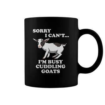 Cuddle My Goat Farm Animal Goat Coffee Mug | Mazezy
