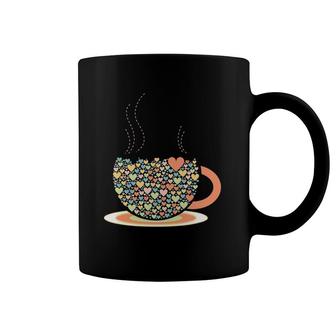 Cup Of Love Coffee & Tea Lovers Barista Heart Design Gift Coffee Mug | Mazezy