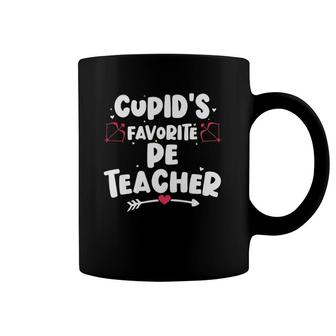 Cupid's Favorite Valentine's Day Pe Teacher Gift Coffee Mug | Mazezy CA