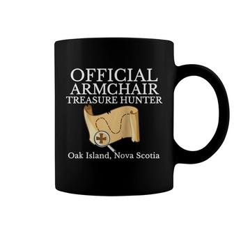 Curse Of Oak Island Watcher Gift Armchair Treasure Hunter Raglan Baseball Tee Coffee Mug | Mazezy