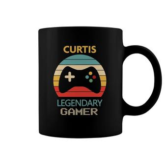 Curtis Name Gift - Personalized Legendary Gamer Coffee Mug | Mazezy