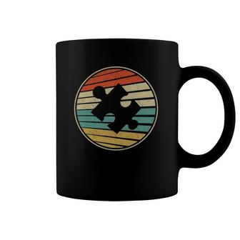 Cute Autism Awareness Gift Vintage 70'S 80'S Autism Mom Dad Pullover Coffee Mug | Mazezy