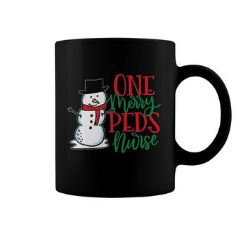 Cute Christmas Peds Nurse Pediatric Snowman Nursing Coffee Mug - Thegiftio UK