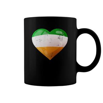 Cute Heart Ireland Flag Celtic Saint Patrick's Day Coffee Mug | Mazezy UK